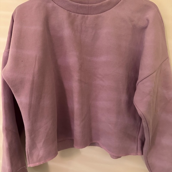 Cropped Lilac sweatshirt - Picture 5 of 5